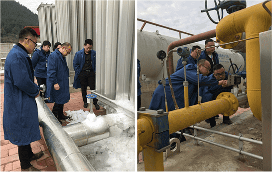 公司领导春节期间走访慰问一线职工