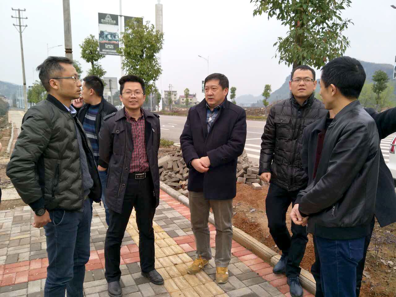 市发改委能源办主任张建到玉屏调研城市管道燃气工程建设情况