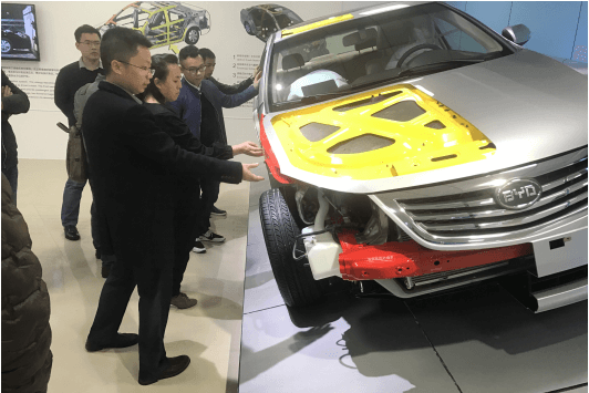 公司考察团赴珠海驿联、深圳比亚迪等地考察学习新能源汽车项目