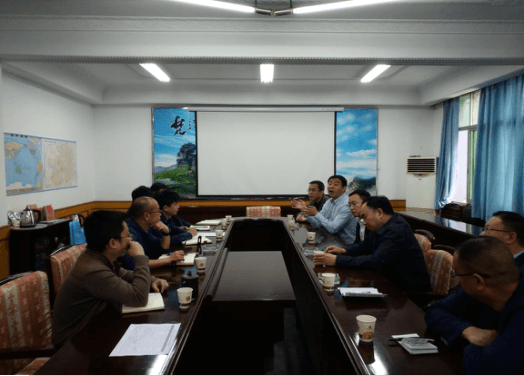 公司与重庆聚祥燃气有限公司进行座谈