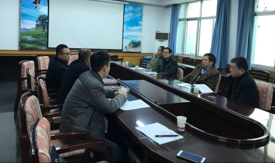 铜仁市发改委能源办主任张建一行莅临市能投公司调研能源项目推进情况