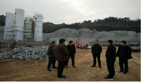 铜仁市发改委能源办主任张建一行莅临市能投公司调研能源项目推进情况