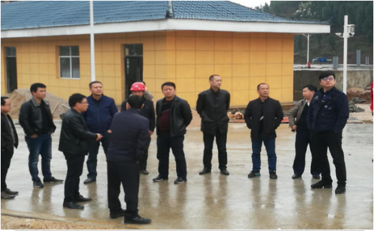 市质量技术监督局党组书记朱喜林带队到能投公司察查玉屏县燃气项目建设工作