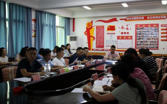 市能投公司党支部召开党员干部网络行为专题学习会