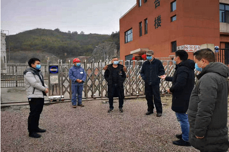市城投集团公司分管领导刘静率市能投公司班子成员视察公司生产一线疫情防控工作