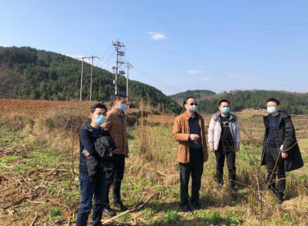 市能投公司前往各项目规划用地选址点现场查看