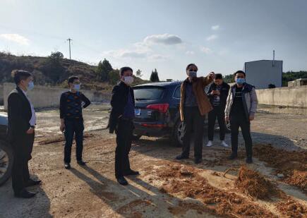 市能投公司前往各项目规划用地选址点现场查看