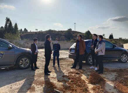 市能投公司前往各项目规划用地选址点现场查看