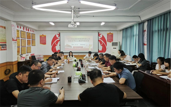 铜仁城交集团能源投资公司党总支书记上廉政专题党课.