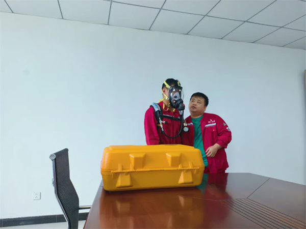 铜仁城交集团能投公司天然气“县县通”铜仁北门站开展消防安全培训及应急演练