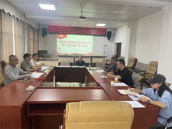 铜仁城交集团能源投资公司党总支召开2026年第3次理论集中学习会